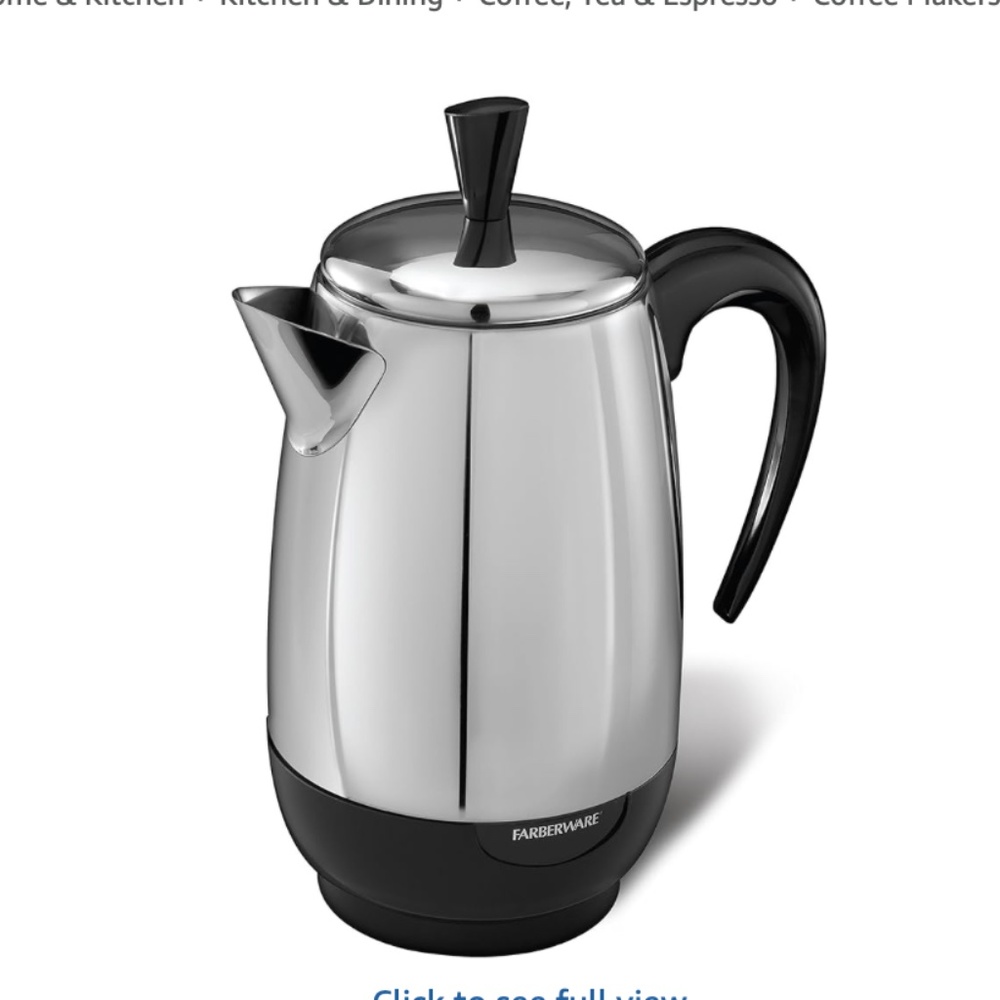 Farberware Coffee Percolator - 12 cup NEW/UNUSED - Picture 3 of 3